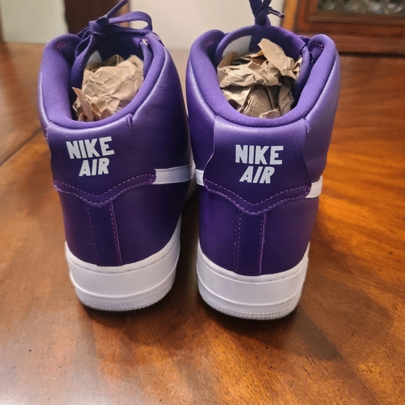 2015Air Force 1 High SP 'Purple White' Size 10 - Picture 6 of 6